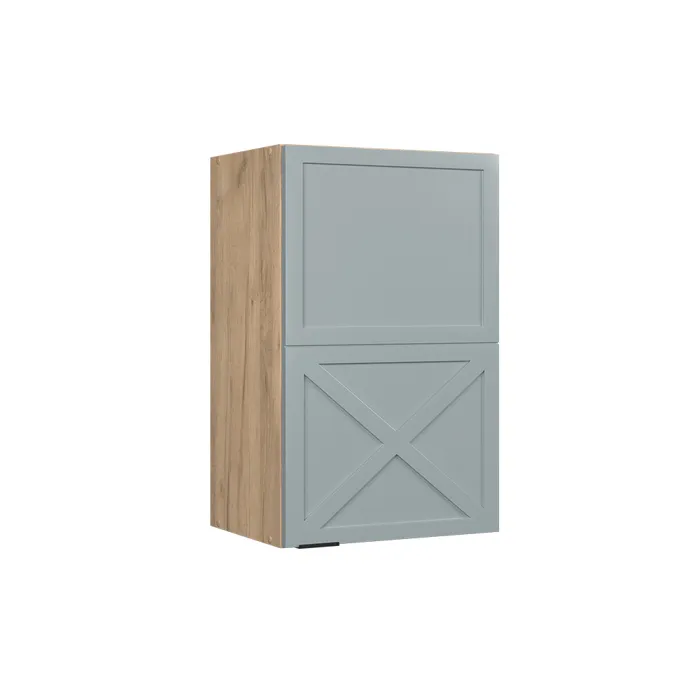 Vicco Elément haut de cuisine Bleu clair-gris 45cm