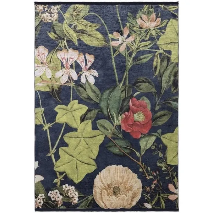 Tapis salon et chambre moderne et floral KAKI 120x170 cm