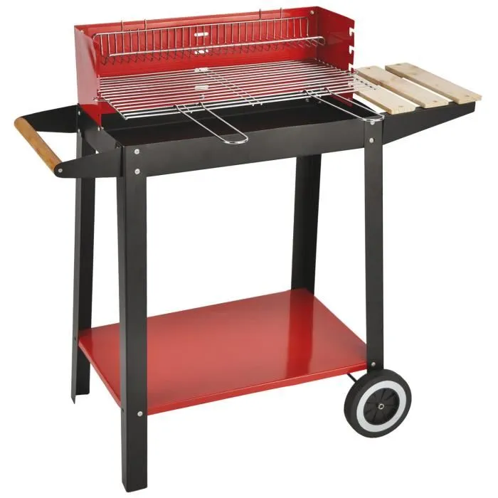 Montana - Barbecue Au Bois Avec Grille De 50x25 Cm