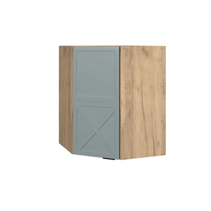 Vicco Elément haut de cuisine Bleu clair-gris 57cm