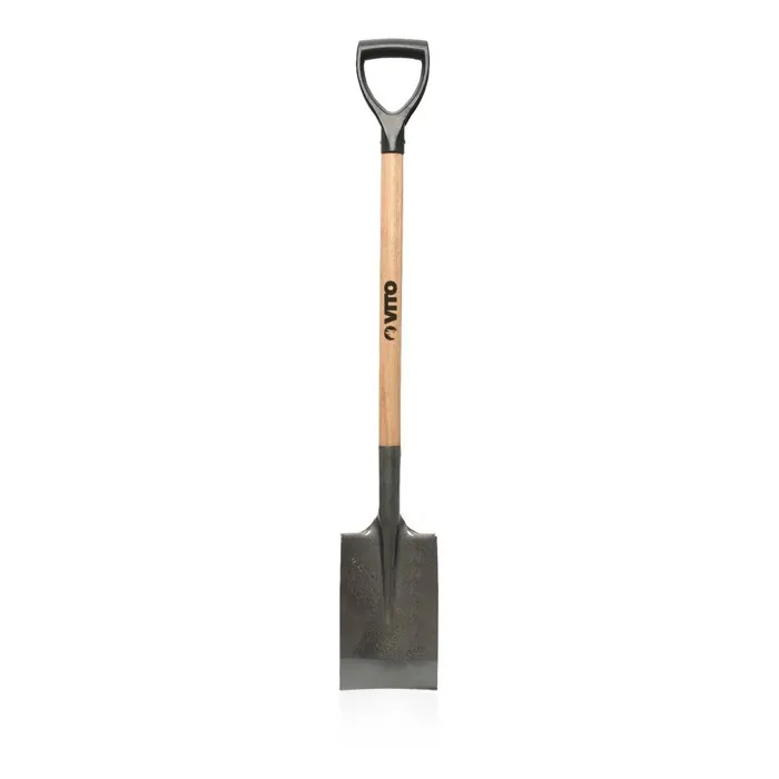 Bêche À Rebord Acier Trempé Manche En Bois Poignée Ergonomique Vito