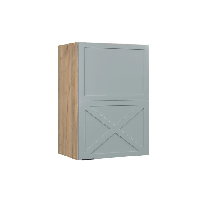 Vicco Elément haut de cuisine Bleu clair-gris 50cm