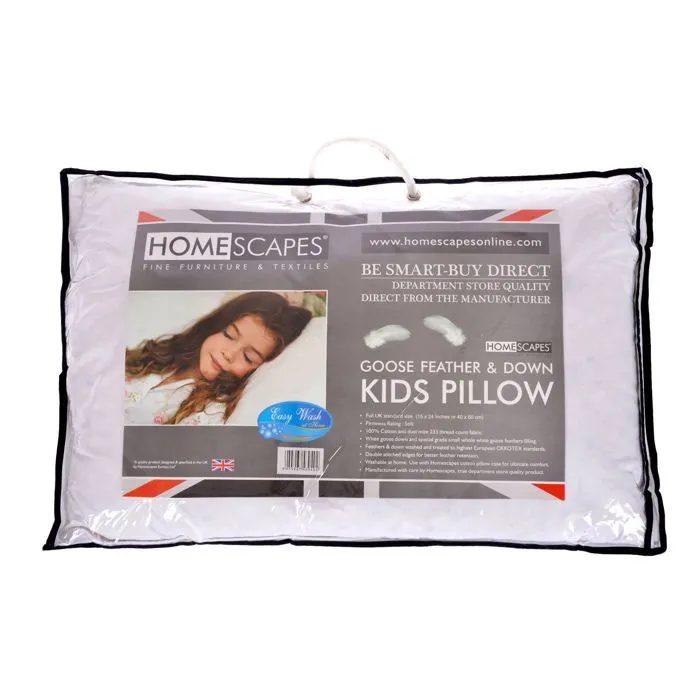 Oreiller Enfant 40x60cm - Plumes Et Duvet D'oie - Homescapes