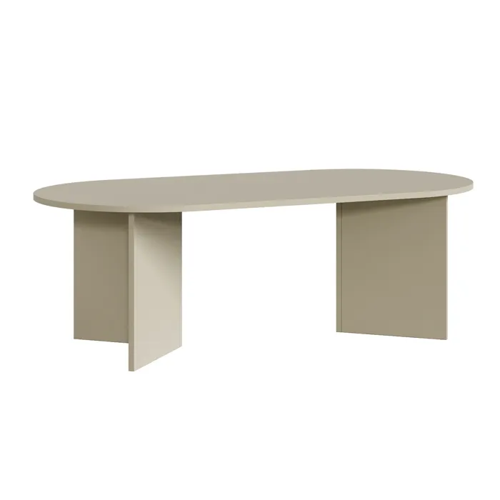 Table basse Kynd 119 x 60 x 40 cm sable en.casa