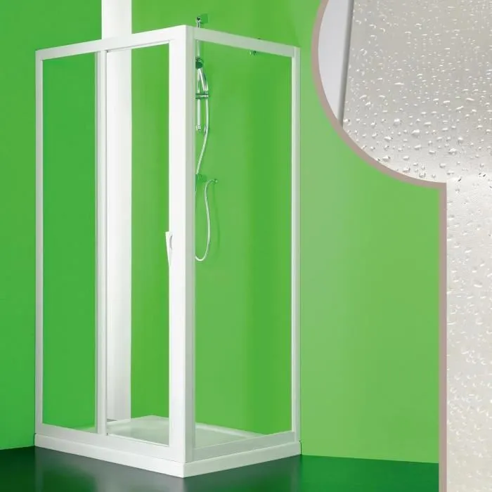 Cabine douche 70x150 CM en acrylique mod. Mercurio avec ouverture centrale