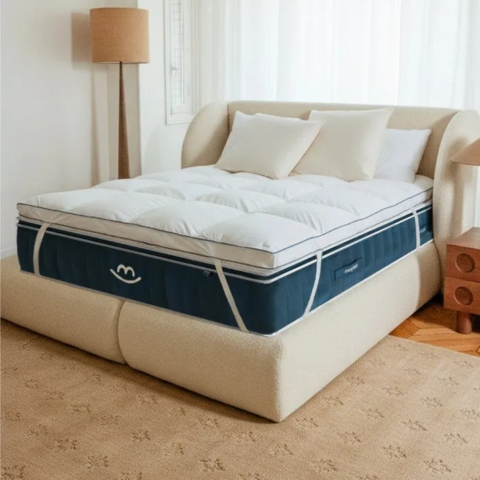 Matelas mémoire de forme et surmatelas 140x190 épais 30cm