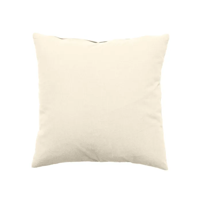 Coussin Uni Effet Bachette Déhoussable - 40 X 40 Cm