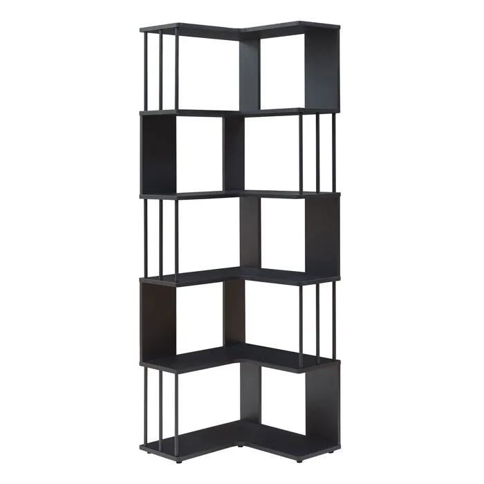 Etagère Afrel 160 x 54 x 54 cm noir en.casa