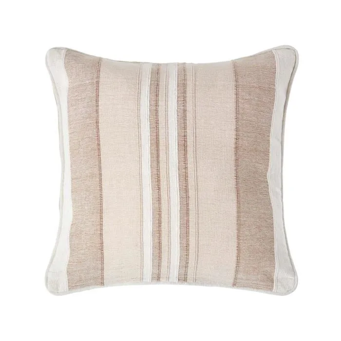 Housse De Coussin À Rayures Morocco Beige, 60x60cm - Homescapes