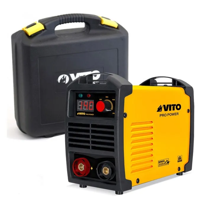 Poste a souder INVERTER 140 Ampères Numerique Soudure à l'arc Baguettes de soudure acier-fonte-inox VITO
