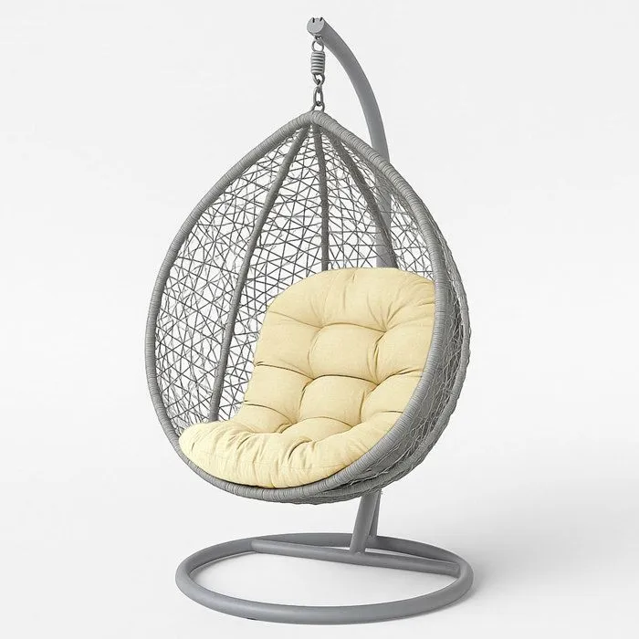 Coussin Pour Fauteuil Suspendu Crème - Homescapes