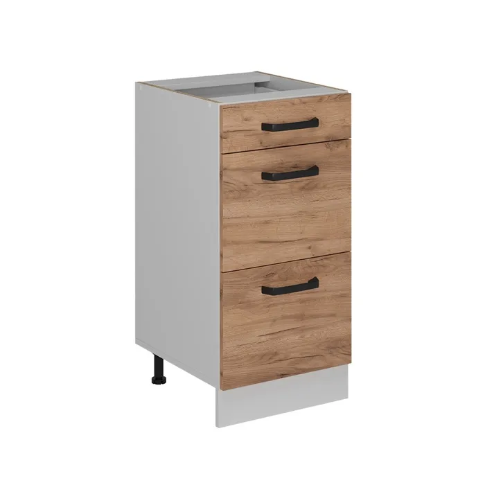 Vicco Meuble cuisine Chêne de force doré 40cm sans PT