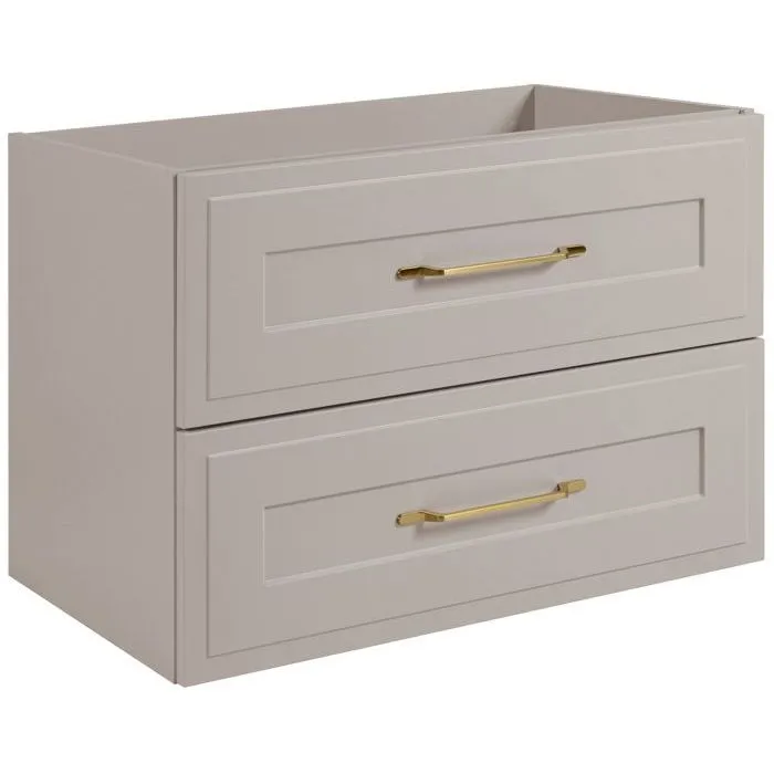 Meuble suspendu sous lavabo CLASSIC cachemire 80 cm