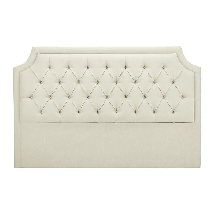 Tête de lit capitonnée 170 cm - Tissu - Beige - JOHENE