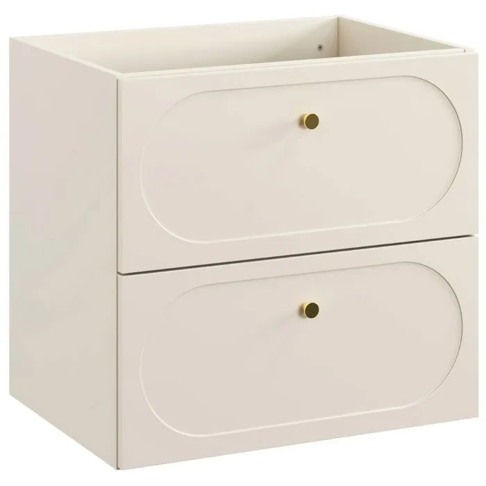 Meuble suspendu sous lavabo DONNA SAND beige 60 cm