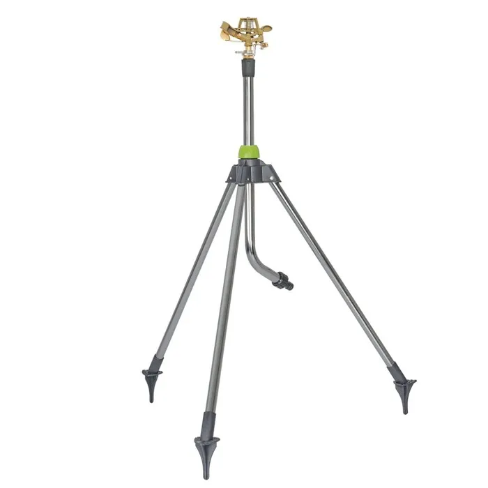 Arroseur de jardin rotatif sur trépied Alu Portée max 14 m Raccord rapide VITO