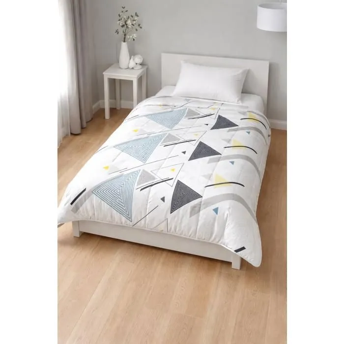 Couette Tempérée Imprimée Tribuu - 1 Personne 140 X 200 - Toutes Saisons - Mortreux
