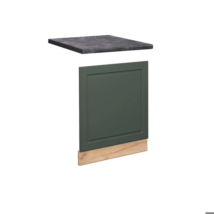 Vicco Façade Vert Or Campagne/Chêne doré 60cm plan de travail Anthracite
