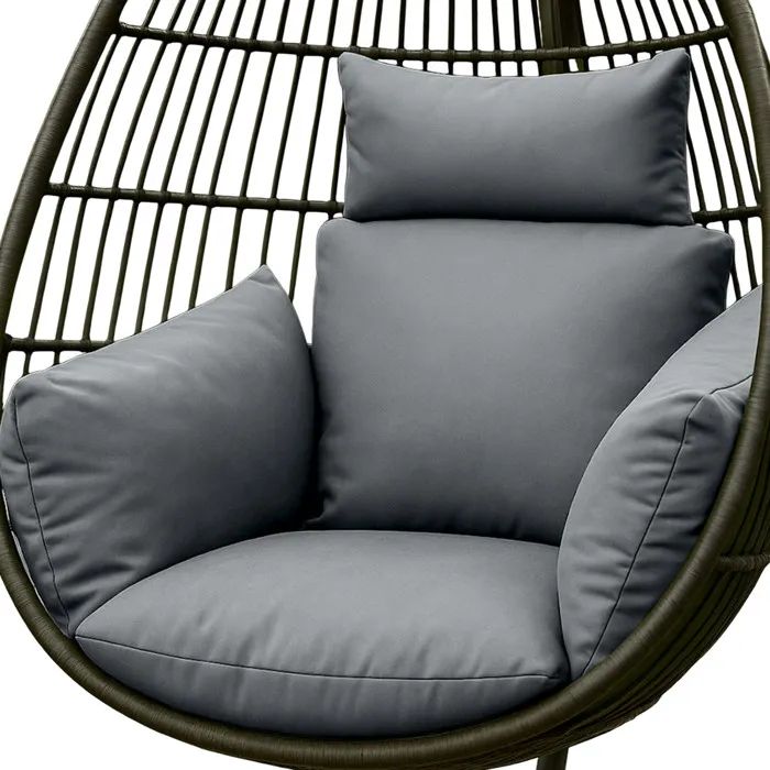 Coussin Imperméable Pour Fauteuil Suspendu Gris - Homescapes