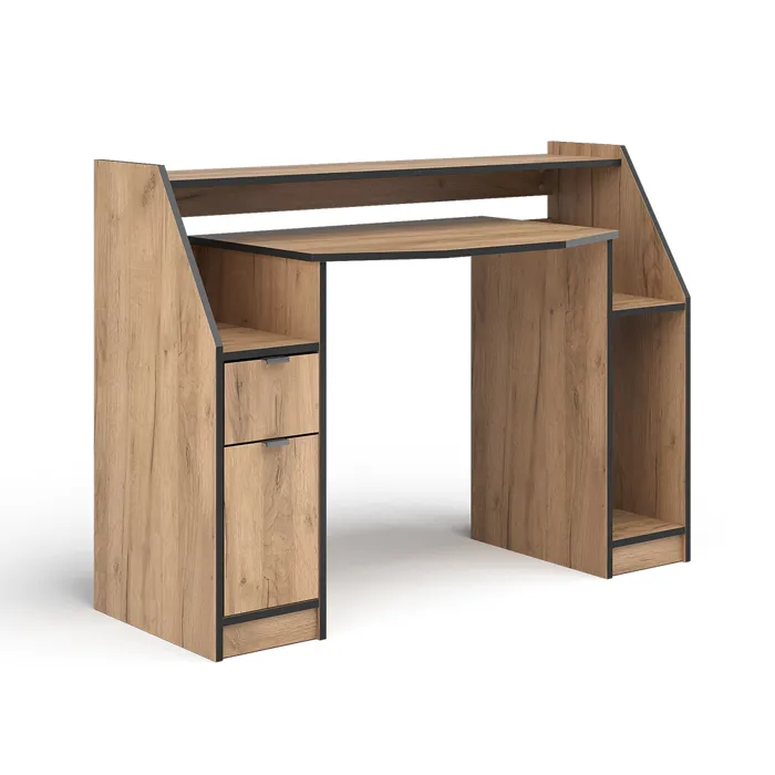 Table De Jeu Joel 123.2x45cm Avec 1 Tiroir Et 1 Porte Vicco