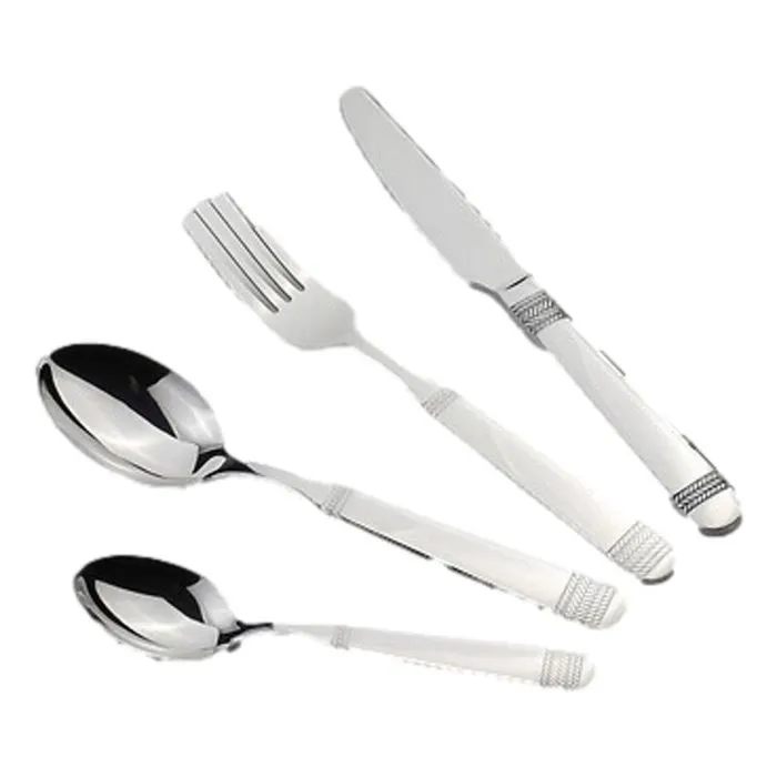 Ménagère 24 Pièces Inox "sacha" Secret De Gourmet