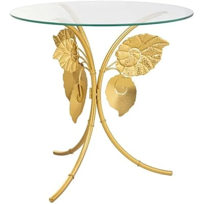 Table D'angle Alexandra House Living Or 70 X 70 X 70 Cm