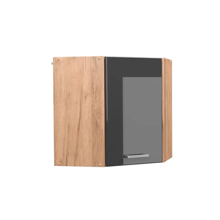 Vicco Elément haut de cuisine Anthracite Haute brillance 57cm