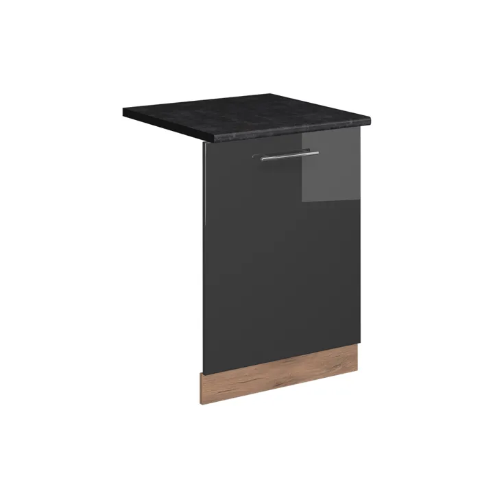 Vicco Façade de lave-vaisselle Anthracite Haute brillance 60cm, PT Anthracite