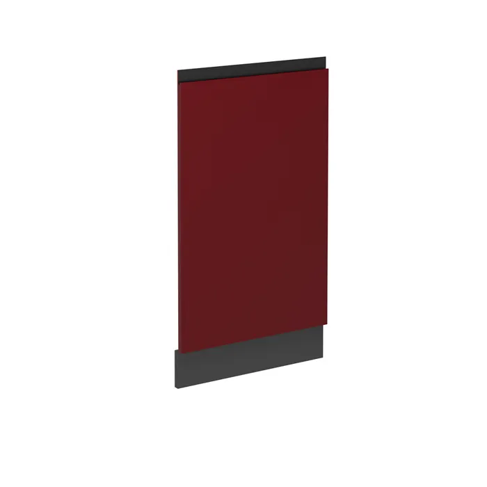 Vicco Façade de lave-vaisselle Rouge 45cm sans PT
