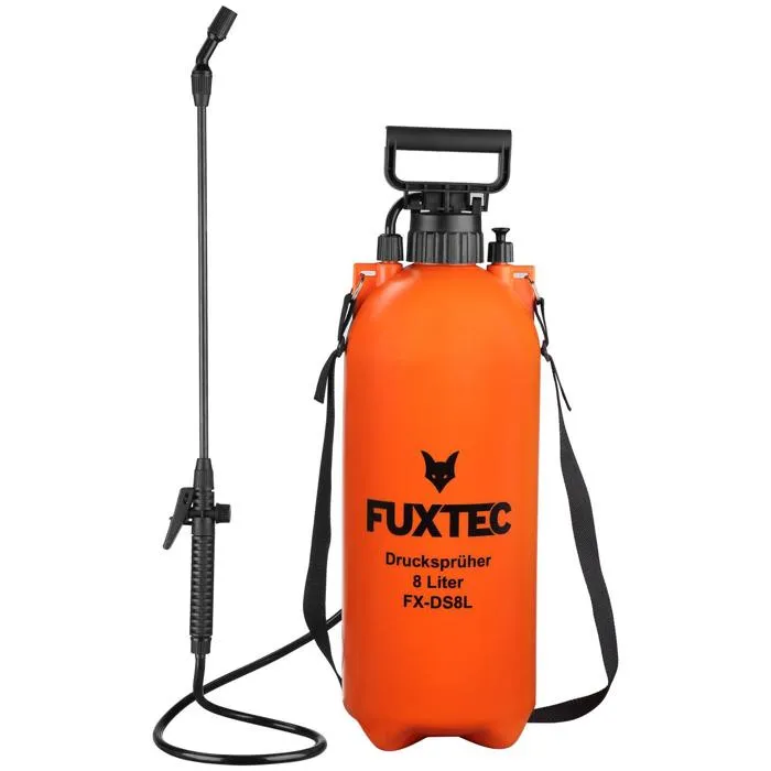 Pulvérisateur Plantes - Fuxtec Fx-ds8l - 8 Litres, Pression, Fertilisation, Nettoyage, Lutte Contre Nuisibles