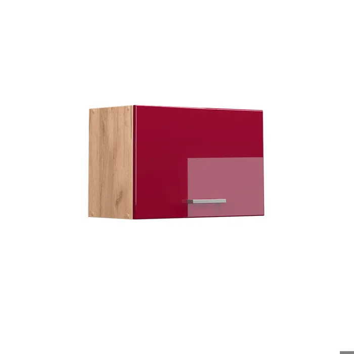 Vicco Elément haut de cuisine Rouge brillant 60cm Plat