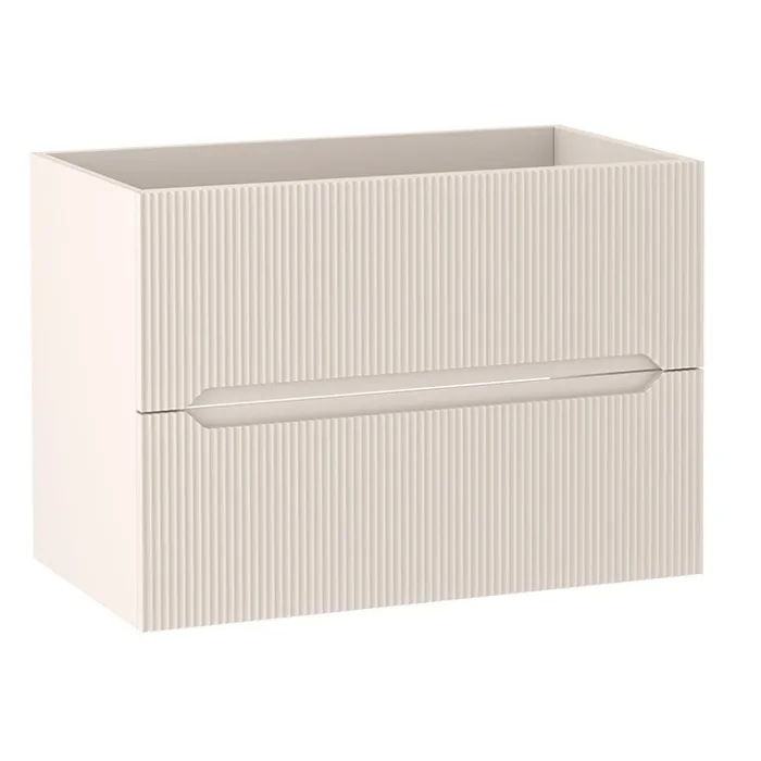 Meuble sous vasque suspendu NOVO cachemire mat 80 cm