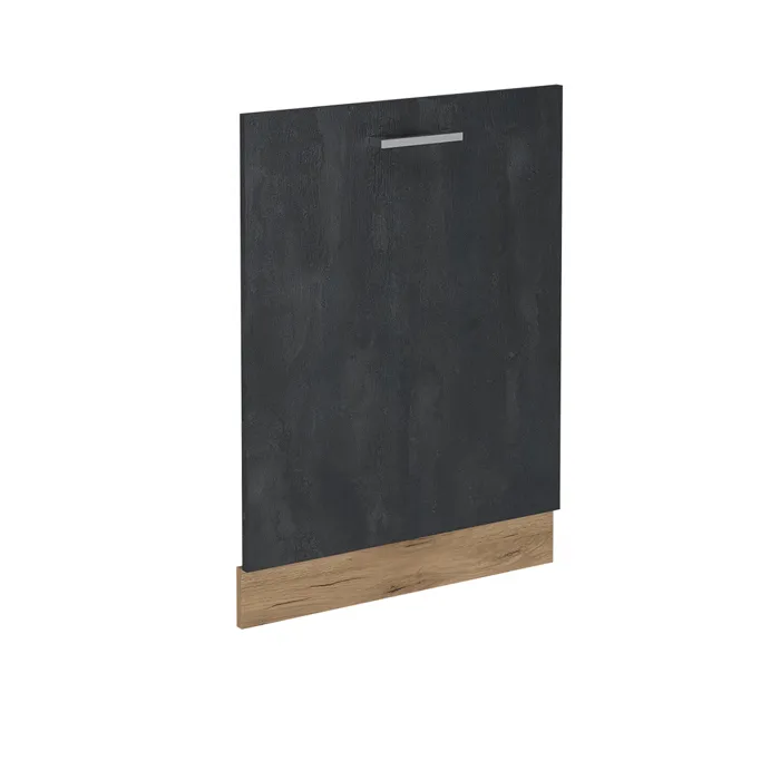 Vicco Façade de lave-vaisselle Béton noir 60cm sans PT