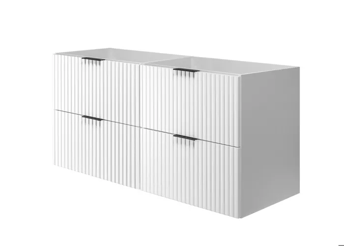 Meuble suspendu sous lavabo FLOW blanc 120 cm