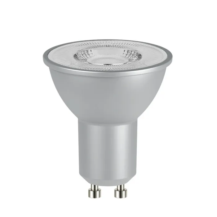 Spot LED GU10 7W - Blanc Froid 6500K - Dimmable - 575lm - 110 - Argent