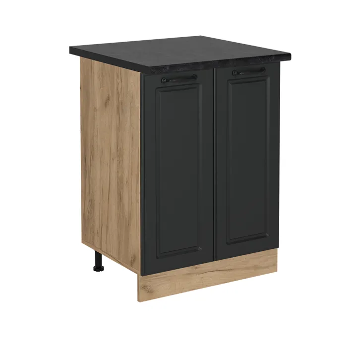 Vicco Meuble bas de cuisine Anthracite campagne 60cm, PT Anthracite
