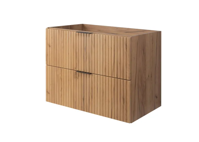 Meuble suspendu sous lavabo FLOW chêne 80 cm