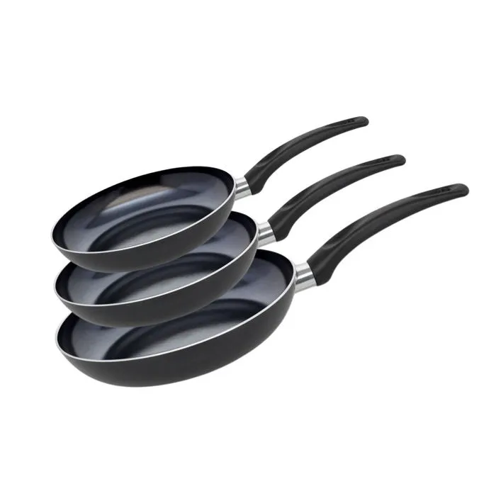 Set De 3 Poêles 20, 24 Et 28 Cm Céramique Sans Pfas Prima Cucina