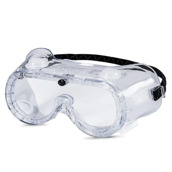 Lunettes de protection Anti buée Polycarbonate Ventilation indirecte Bande réglable VITO
