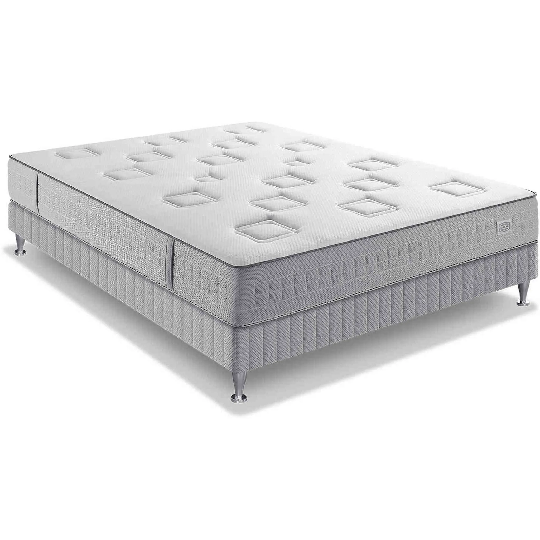 Ens 160x200 matelas h24 ressort ensachés, très ferme, sommier