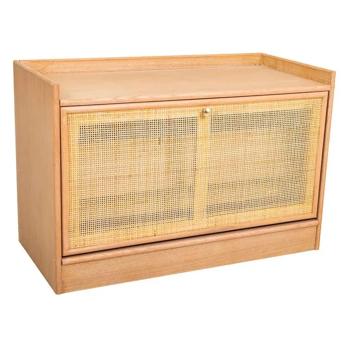 Banquette Alexandra House Living Naturel Bois Mdf 38 X 53 X 80 Cm Range-chaussures
