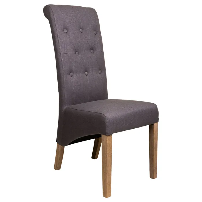 Chaise De Salle À Manger Alexandra House Living Gris 58 X 107 X 44 Cm