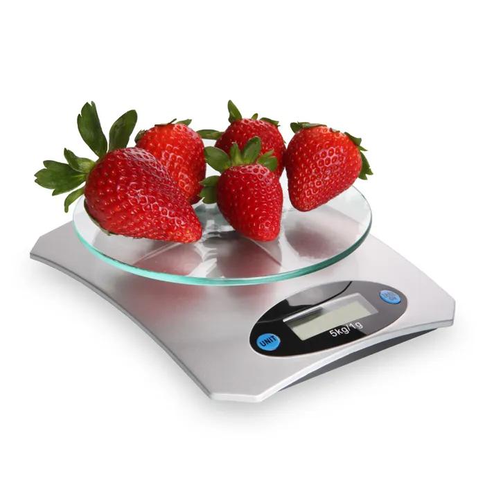 Balance De Cuisine Et Pâtisserie - Légère Avec Écran Lcd - Affichage Numérique - Facile À Nettoyer