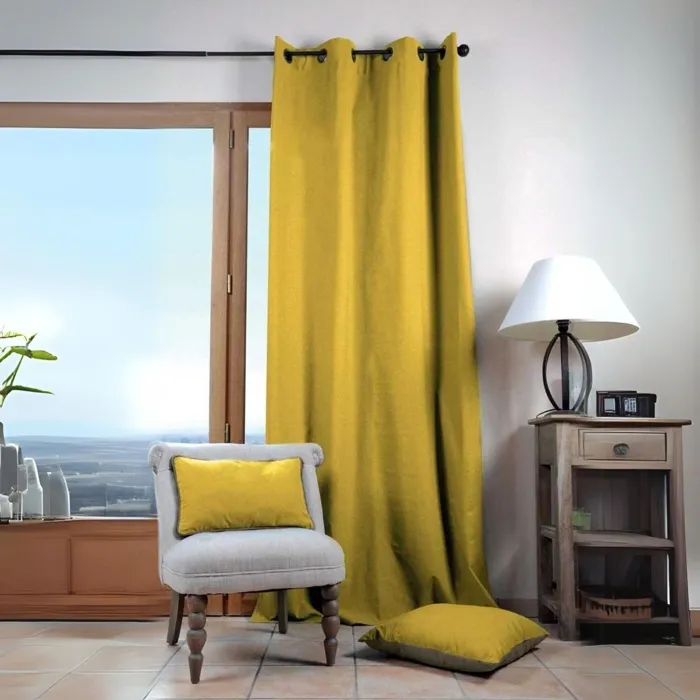 Rideau Duo Moutarde 135x240 Cm