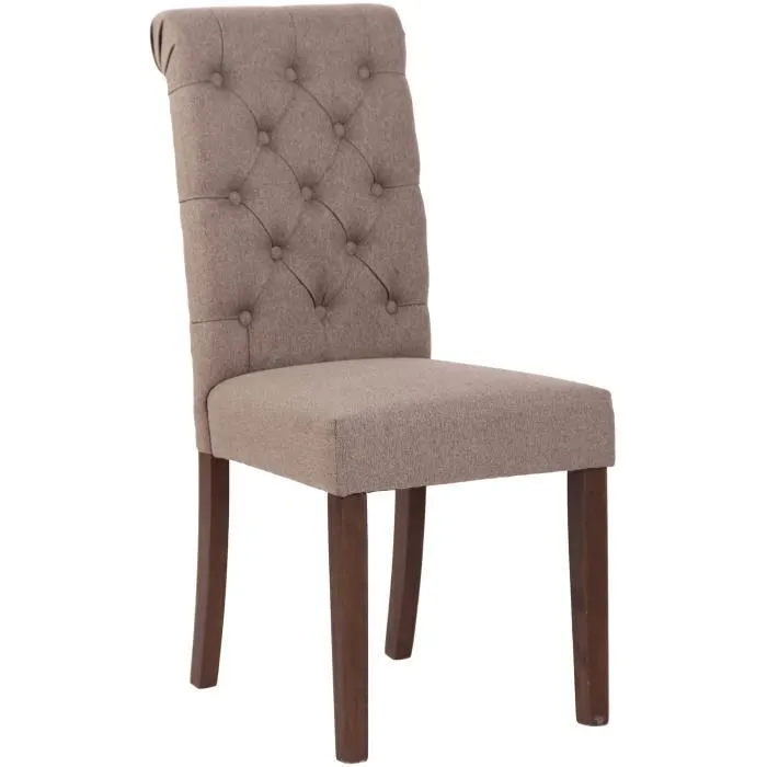 Chaise De Salle À Manger Tissu Lisburn Taupe