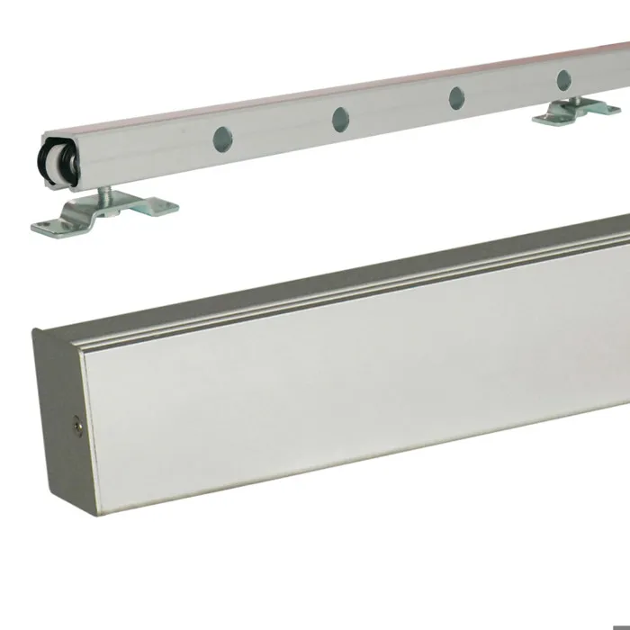 Rail Alu Avec Cache Rail Couleur Alu Gd Menuiseries