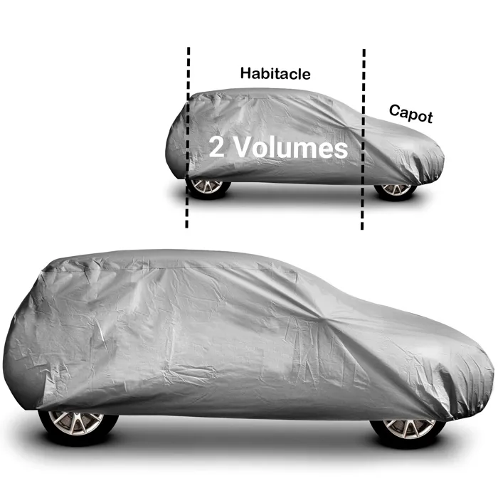 Housse de protection voiture WERKA PRO - Imperméable et résistante aux intempéries