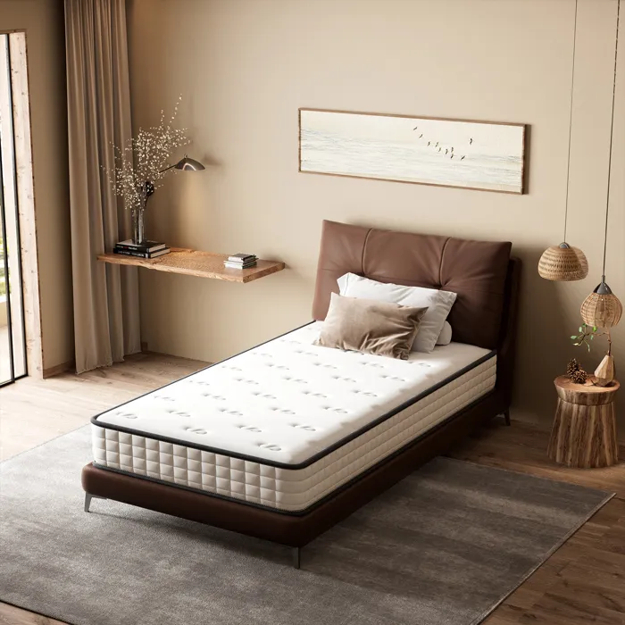 Matelas 90x200 Cm Dewinner, Epaisseur 26 Cm Matelas Mémoire, Ferme 7 Zones De Confort En Mousse Mémoire Adaptativer, Réversible Soutien Parfait