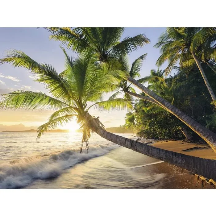 Puzzle Plage Paradisiaque Au Levé Du Soleil - 1500 Pièces Collection Paysage - Ravensburger - 150151