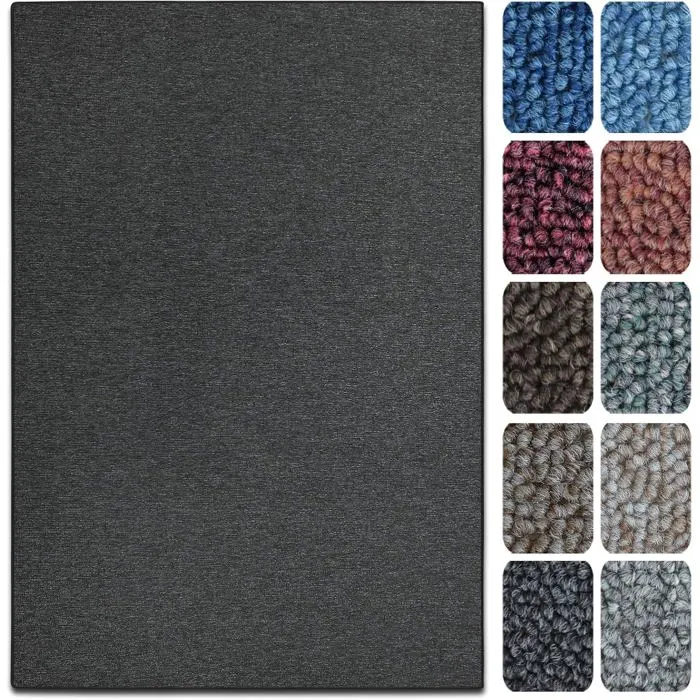 Tapis Sur Mesure, Personnalisée Pour Tous Vos Espaces, Anthracite 100 X 150 Cm